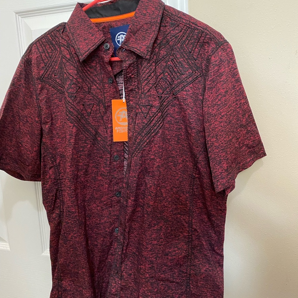 Mens American Fighter Collared Shirt